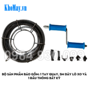 tay quay thông tắc, tay quay thông cống, dụng cụ thông tắc quay tay, dụng cụ thông cống