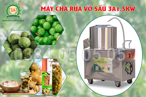 máy chà vỏ sấu