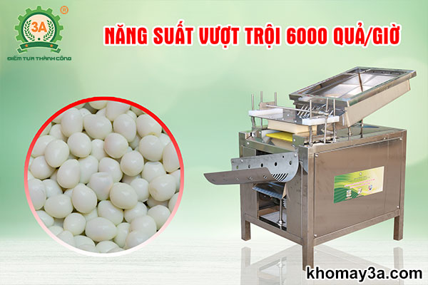 máy lột trứng cút