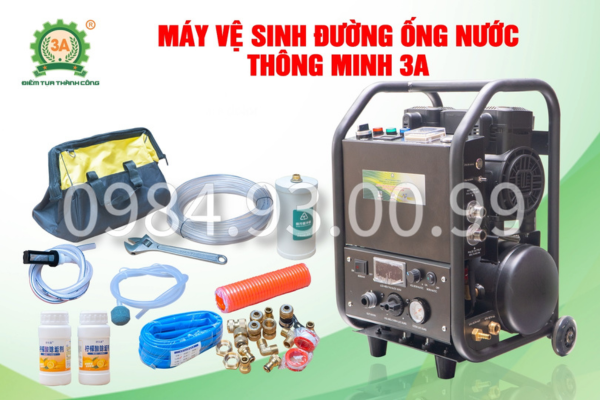 máy sục rửa đường ống