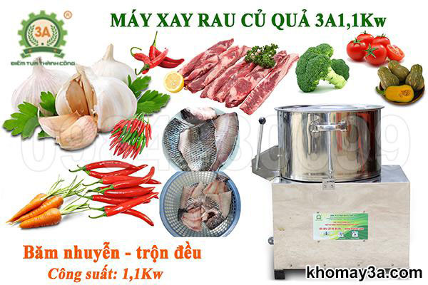 Máy xay rau củ công nghiệp