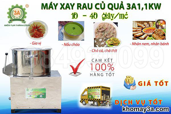 Máy xay rau củ công nghiệp