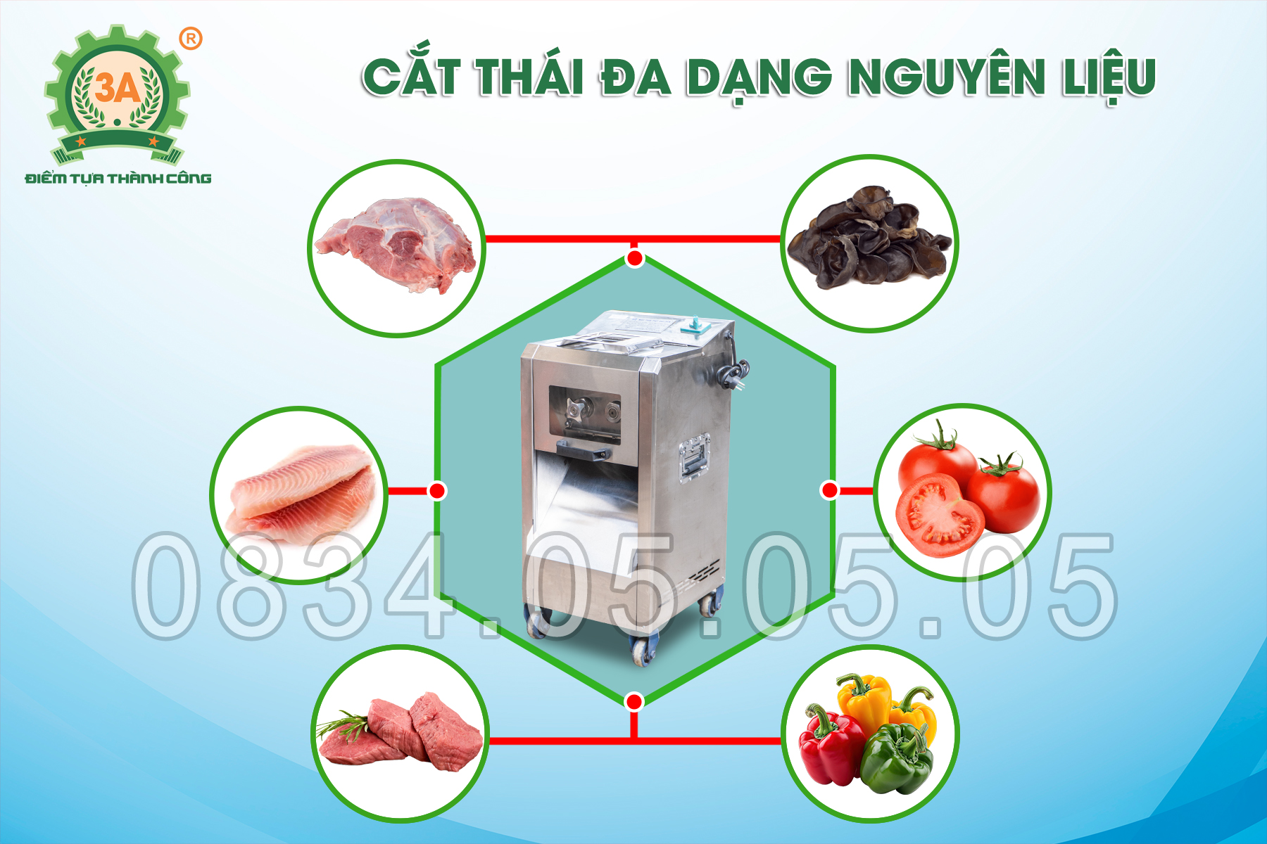 Máy thái thịt đa năng